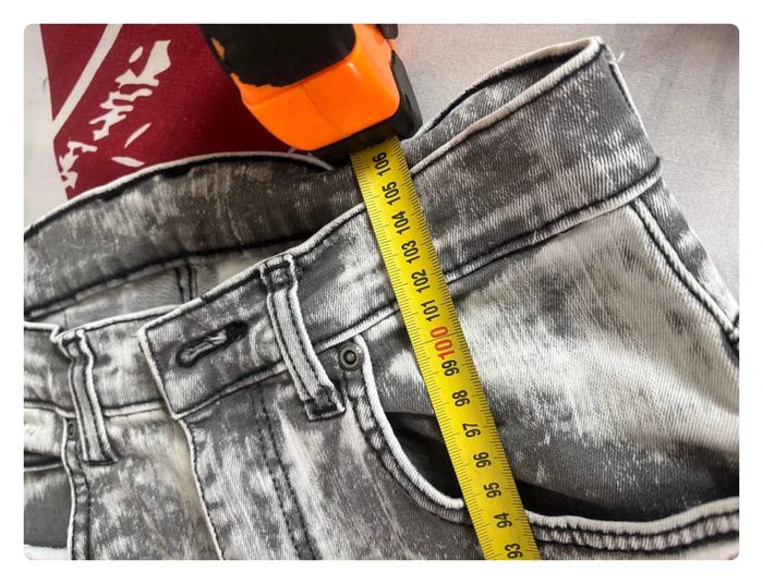 Jeans Dr Denim gris foncés délavé nuancé gris clairs taille 34 - photo numéro 17