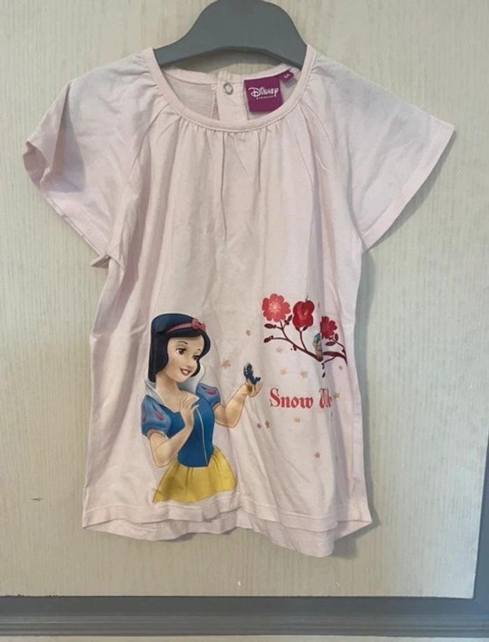 T-shirt blanche neige