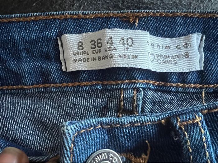 Short en jean bleu foncé primark taille 36 excellent état - photo numéro 4