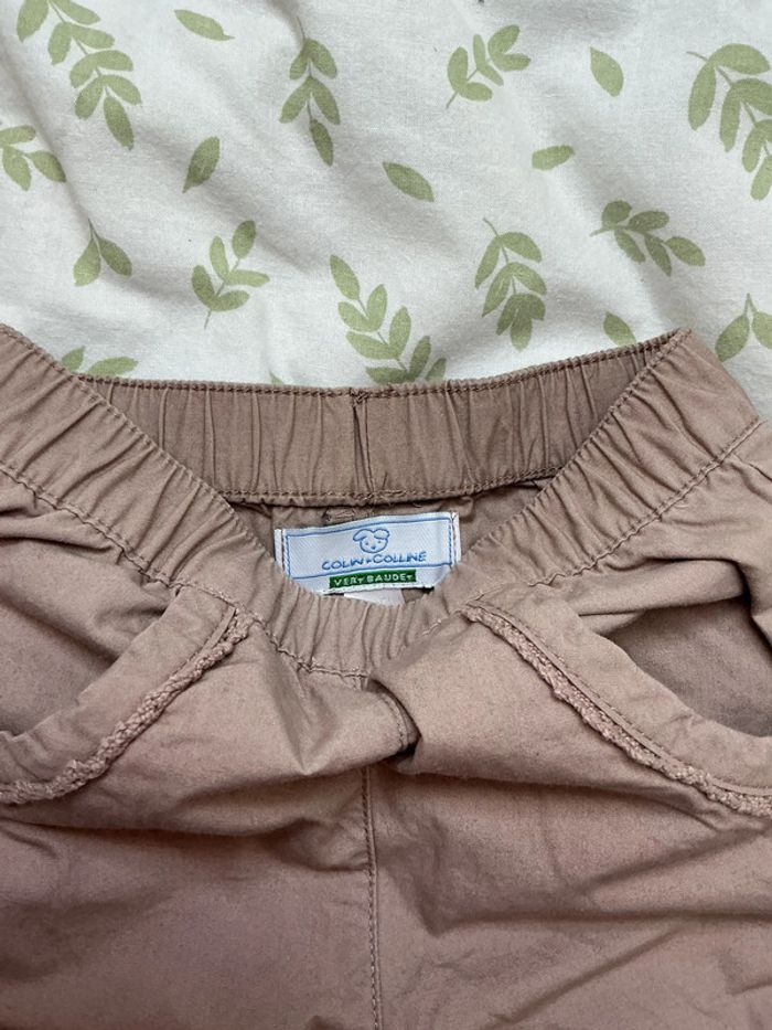 pantalon léger beige 3 mois vertbaudet - photo numéro 7