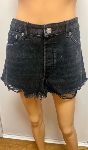Short en jean noir Zara 
