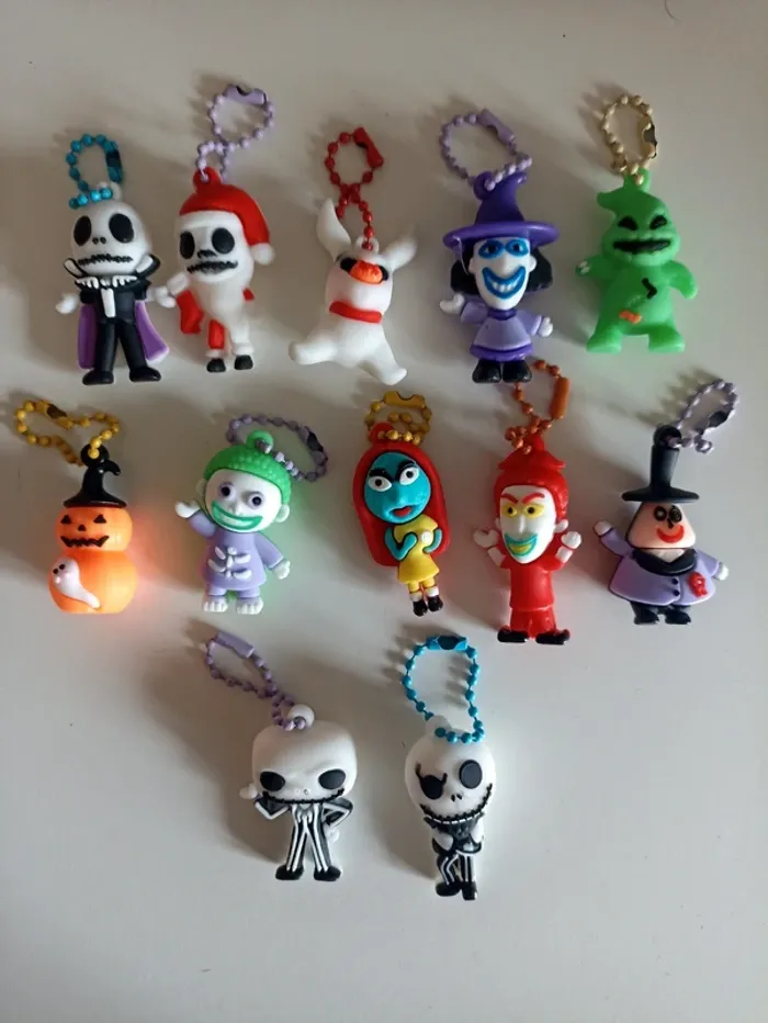 Lot 12 porte clé Mr Jack Tim Burton