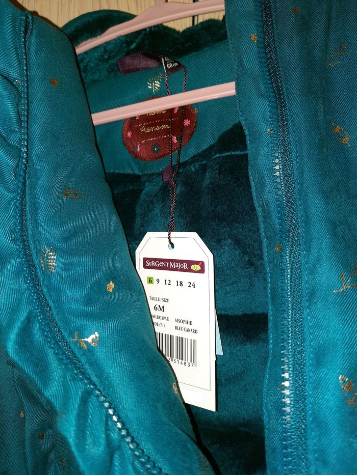 Manteau bébé 6mois hiver NEUF Sergent Major - photo numéro 2