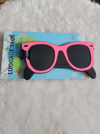 Porte etiquette lunette pour voyage