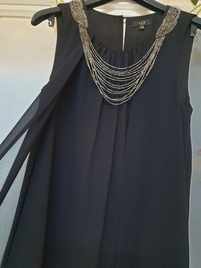 Robe en crêpe Tunique longue 123 Taille 42 - photo numéro 3