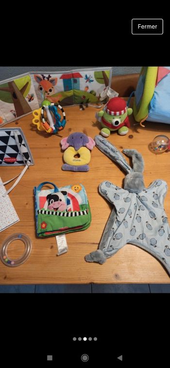 Lot jouets d'éveil