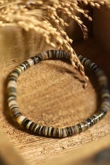 Bracelet élastique homme coquillages