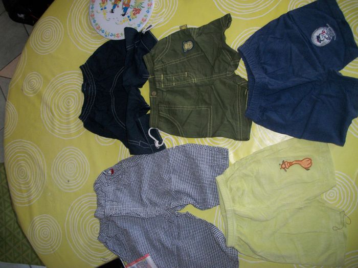 lot short et pantalon léger garçon 12 mois, 1 an