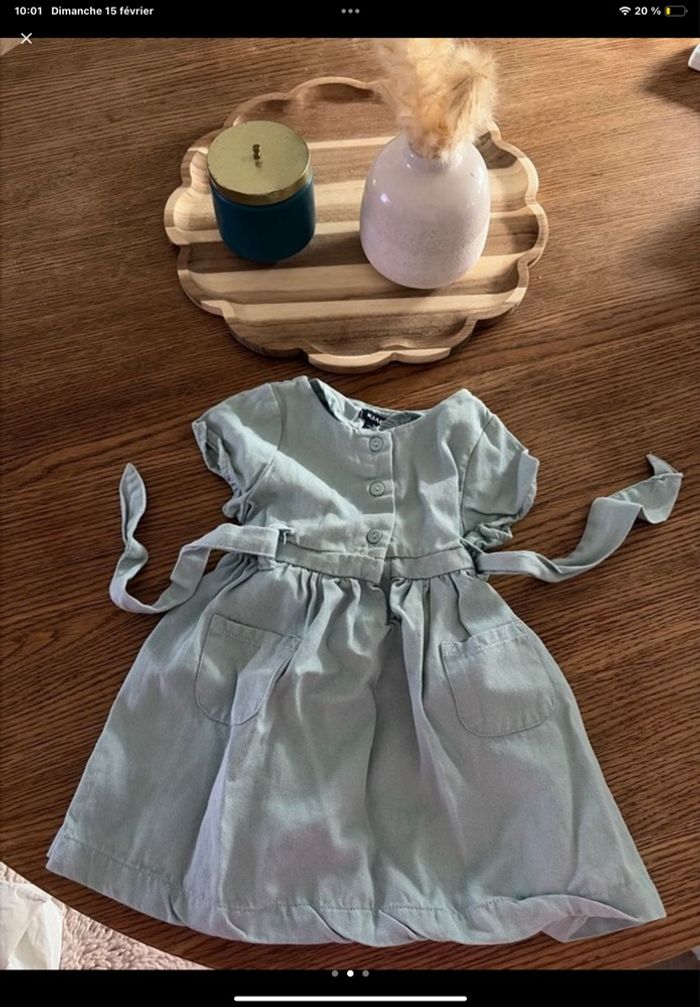 Robe en jean 9 mois - photo numéro 2