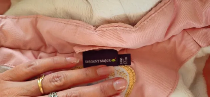 Veste rose hiver polaire 2 ans 92cm sergent major - photo numéro 4