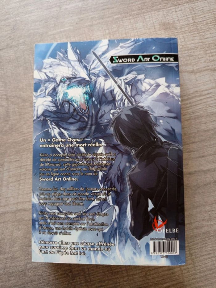 Sword art online 001 aincrad - photo numéro 5