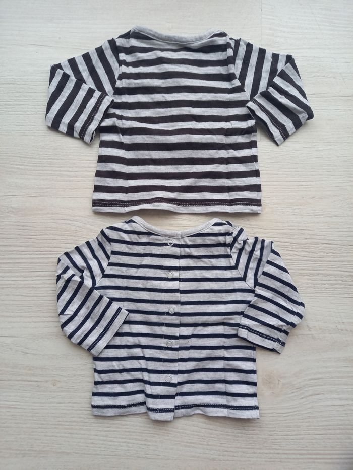 Lot de 2 t-shirts garçon 1 mois - photo numéro 6