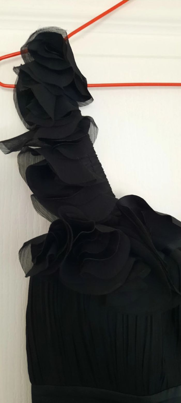 Robe effet mousseline à bretelle fleurie - photo numéro 2