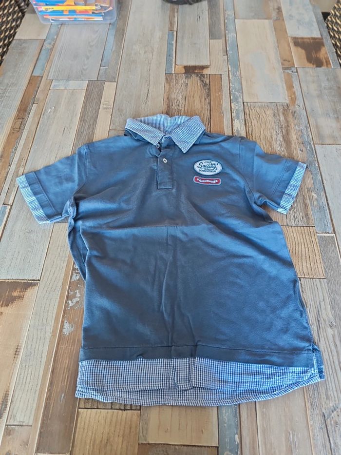 Chemise manche courte taille 10 ans marque tissaia