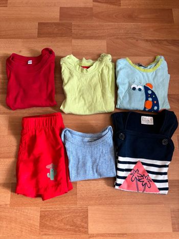 Lot été 12 mois 74 cm