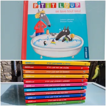 Livre P'tit Loup, Auzou Éveil 🚿 P'tit Loup se lave tout seul 🧼 71