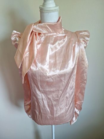 Haut satinée rose t36 #F36S-175
