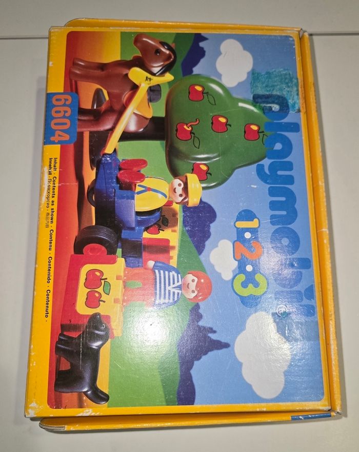 123 playmobil Fermier et verger vintage 1996 complet et en boite - photo numéro 8