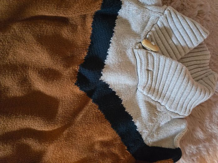 Pull bébé garçon col roulé - photo numéro 3