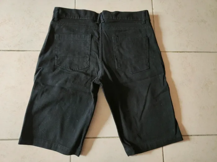 Bermuda short noir homme neuf Custer taille 40 - photo numéro 6