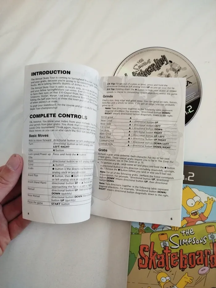 The Simpsons skateboarding PlayStation 2 ps2 complet - photo numéro 9
