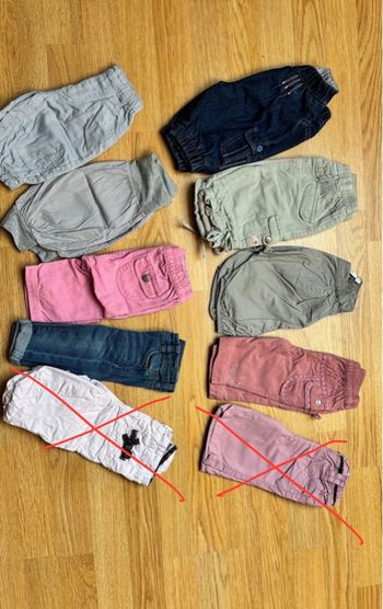 Lot pantalon bébé fille