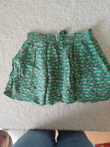 Jupe doublée taille élastique