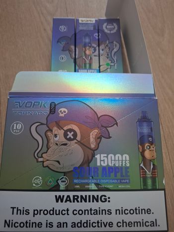 Boite vape 15 000 pomme