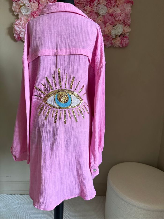 Chemise oversize gaze de coton - photo numéro 7