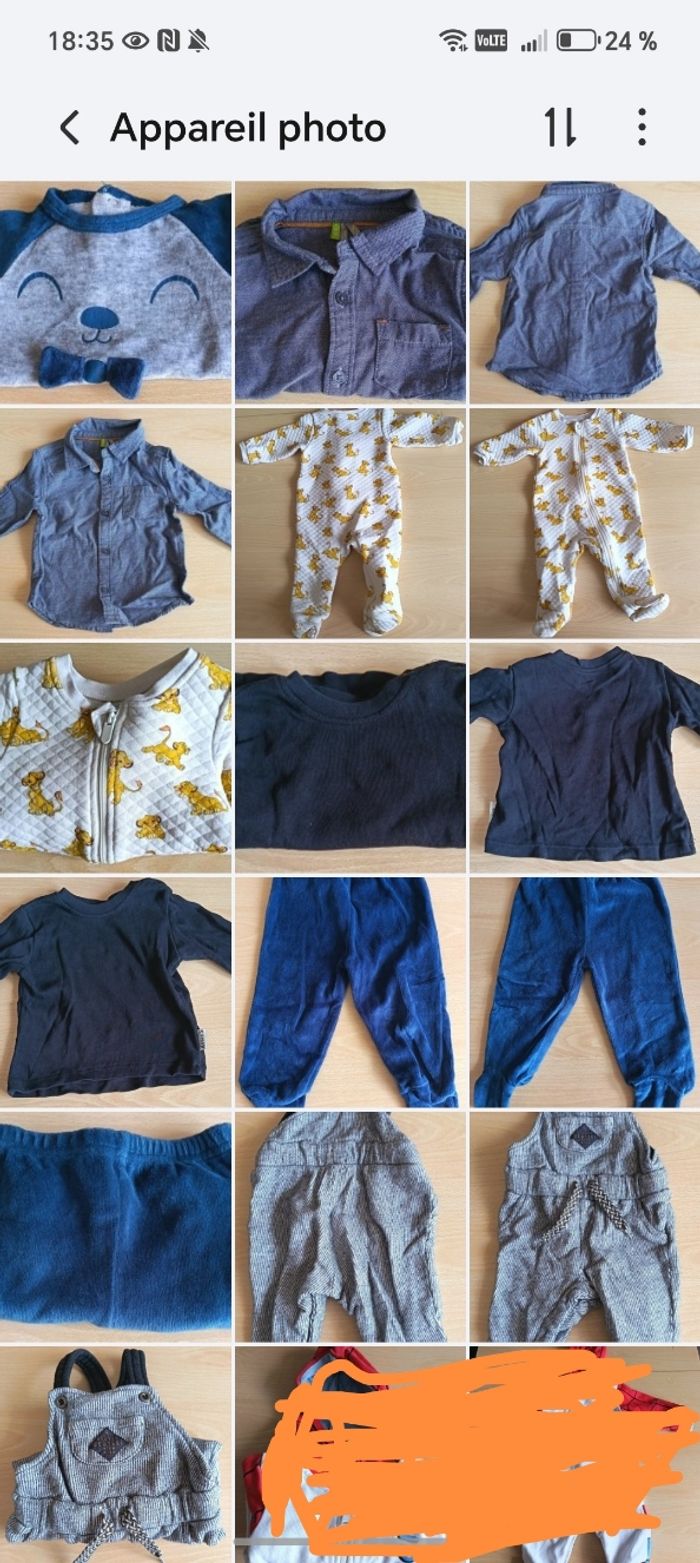 Lot vêtements garçon 9 mois - photo numéro 2