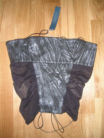 beau bustier marron original suspance neuf 38