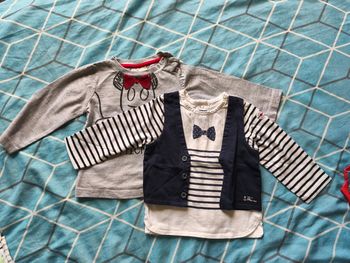 Lot 2 tee-shirts manches longues
