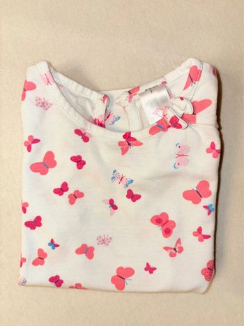 T-shirt papillon 18 mois