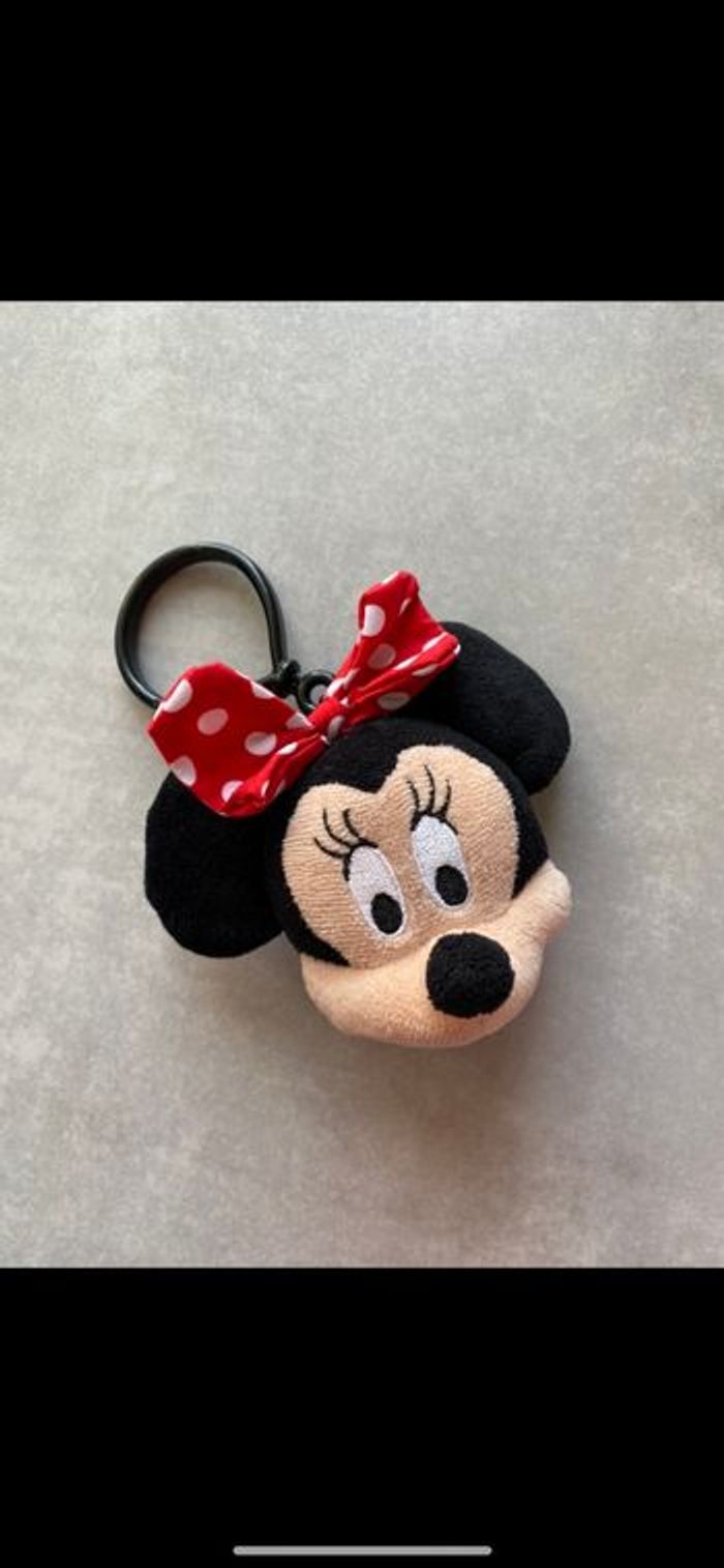 Porte clé Minnie en peluche Disney