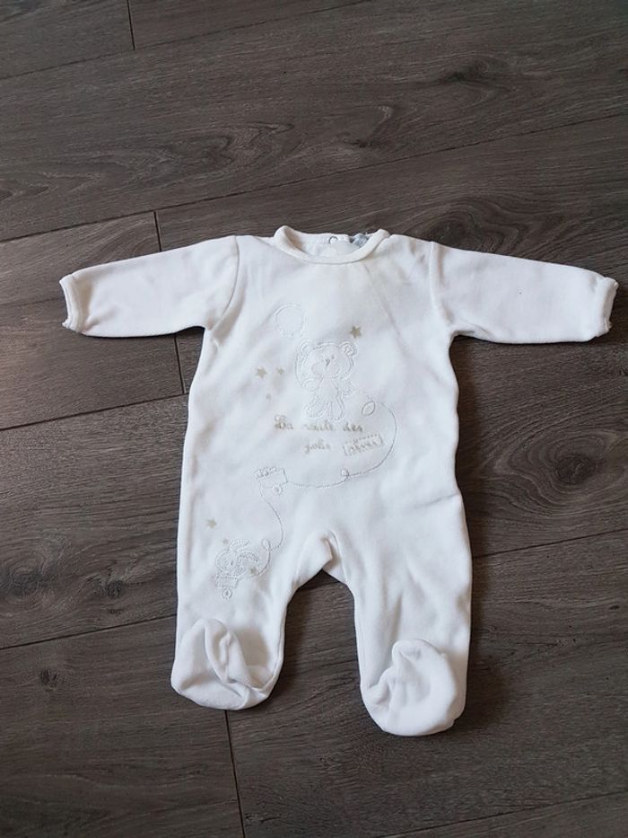pyjamas 1 mois en velour