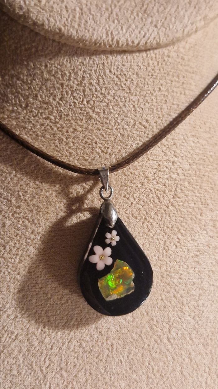 Pendentif opale éthiopienne - photo numéro 4
