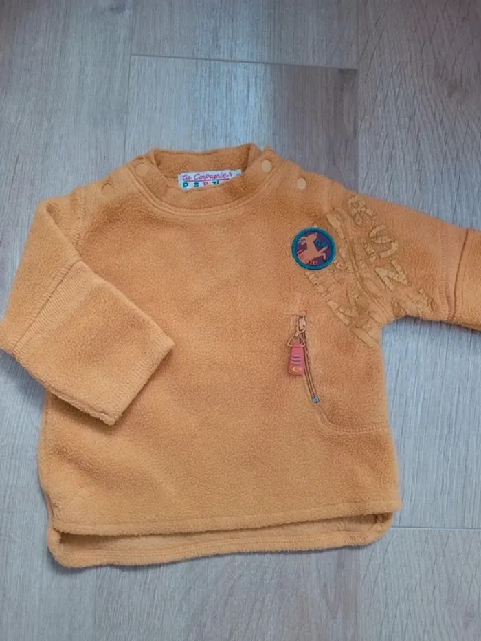 Pull polaire La Compagnie des Petits 3 mois