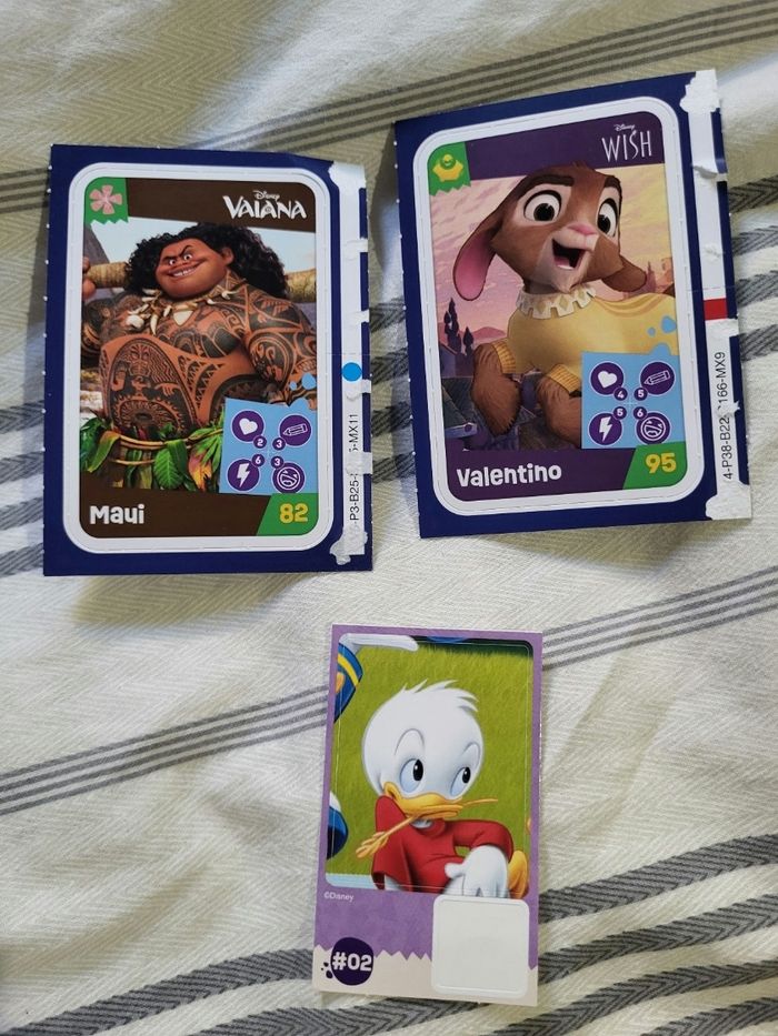 Cartes Disney jouons, rêvons Auchan 2024