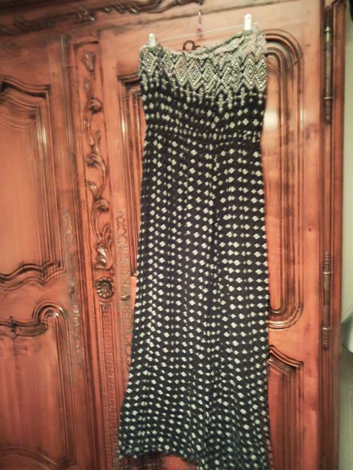 robe longue fluide bustier