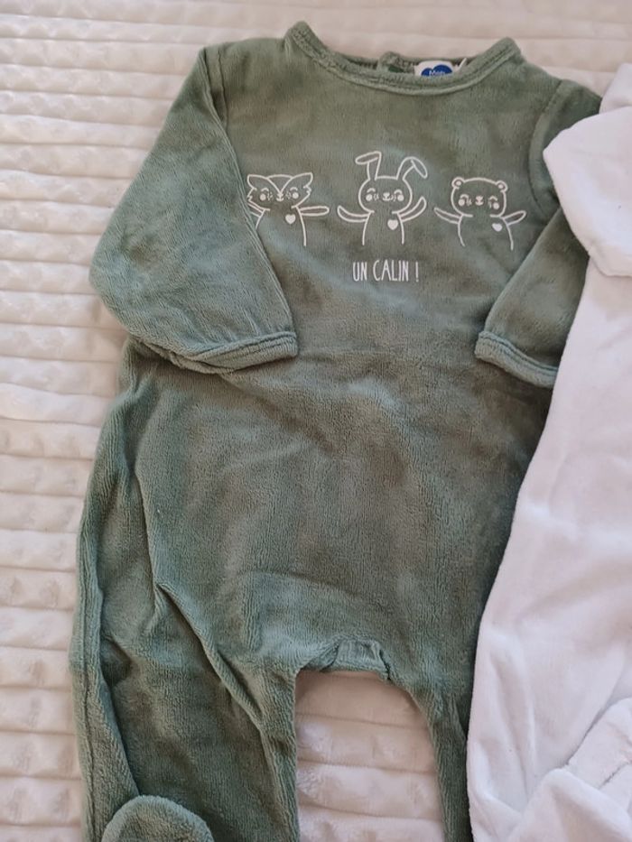 Lot de 2 pyjamas 3 mois - photo numéro 2