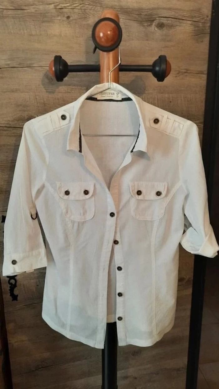Chemisier blanc taille S Jennyfer