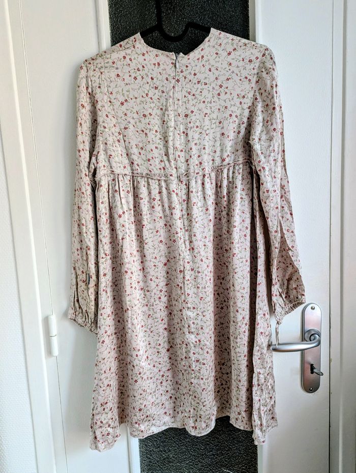 Robe catimini à fleurs taille 12 ans en soie - photo numéro 3