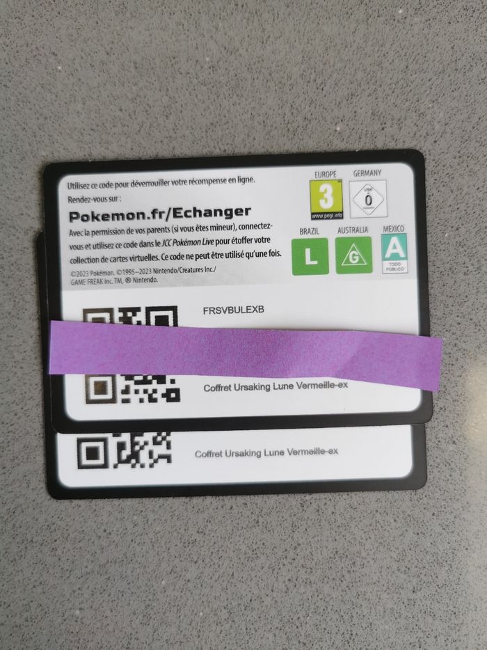 Lot de cartes QR code online Pokémon - photo numéro 7