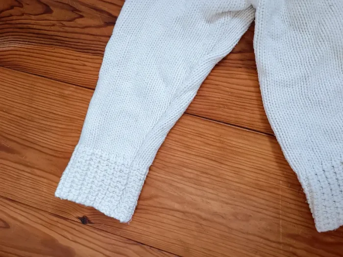 Pull col roulé blanc façon laine 40 Agathe velmont - photo numéro 5