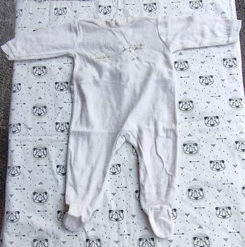 Pyjama en velours taille 9 mois