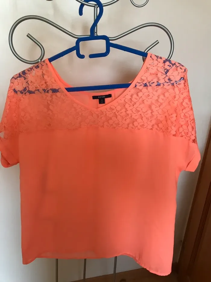 T-shirt corail