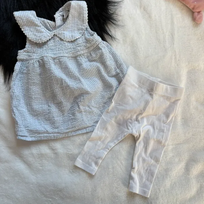 Ensemble blouse legging fille - photo numéro 2