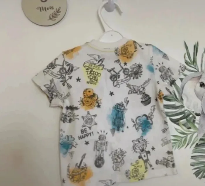 T-shirt manches courtes Catimini – 6 mois – 68 cm Neuf - photo numéro 3