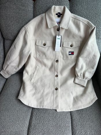 Manteau/veste chemise chaude oversize Tommy Hilfiger