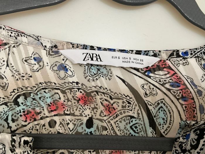 Blouse Zara multicolore - photo numéro 2